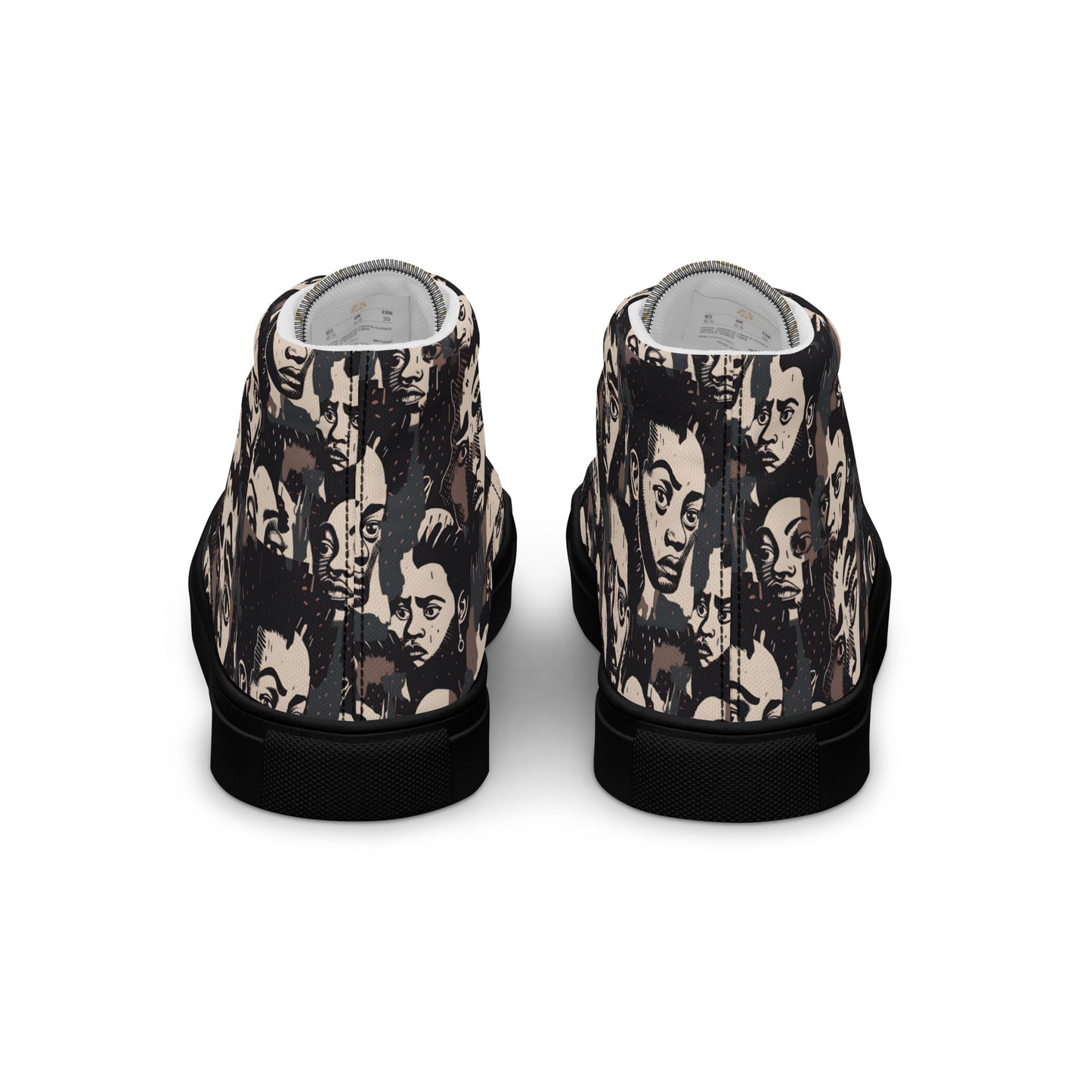 Men’s high top canvas shoes