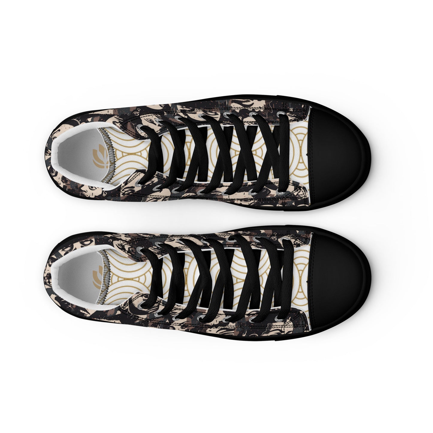 Men’s high top canvas shoes