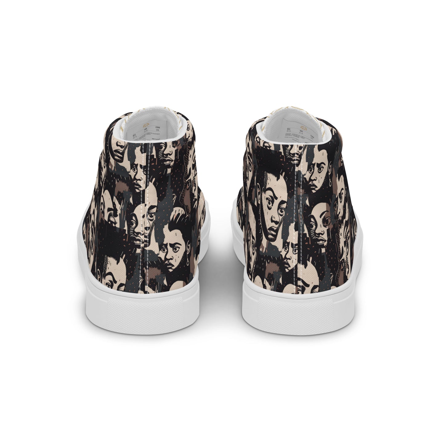 Men’s high top canvas shoes