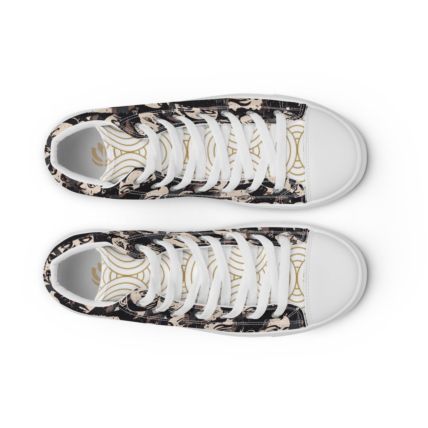 Men’s high top canvas shoes