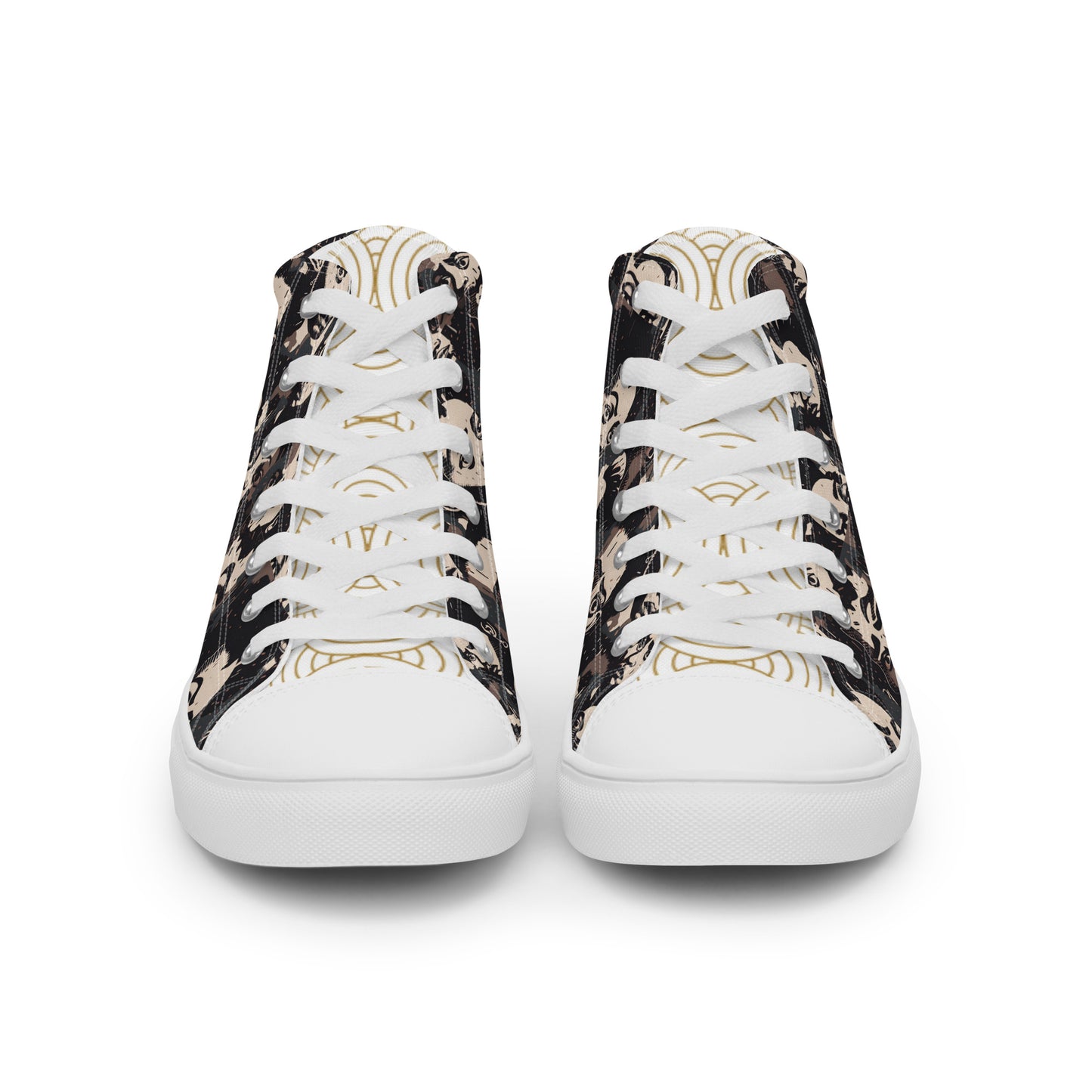 Men’s high top canvas shoes