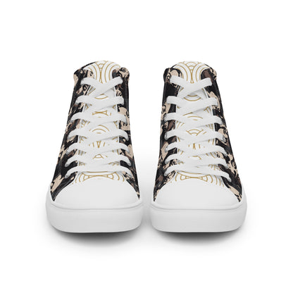 Men’s high top canvas shoes